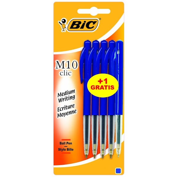 BIC M10 Blue Blister 4+1