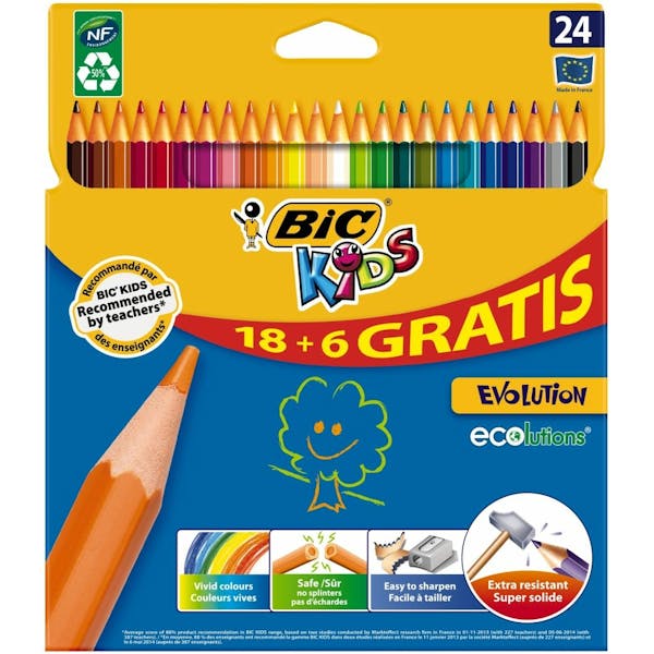 BIC Kids Evolution kleurpotloden