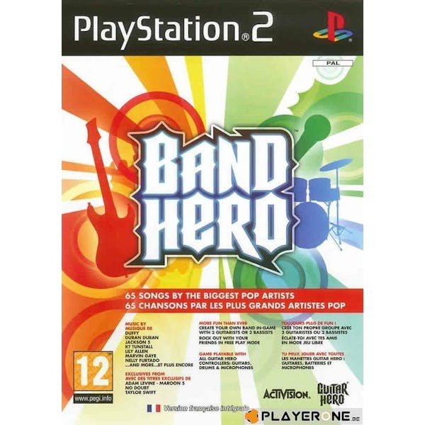 Ps2 Band Hero - Uk/Fr - Enkel Software
