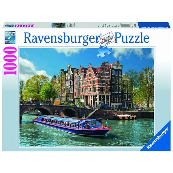 Puzzel Rondvaart Door Amsterdam - 1000 Stukjes