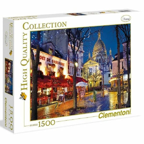Puzzel Parijs Montmartre - 1500 Stuks