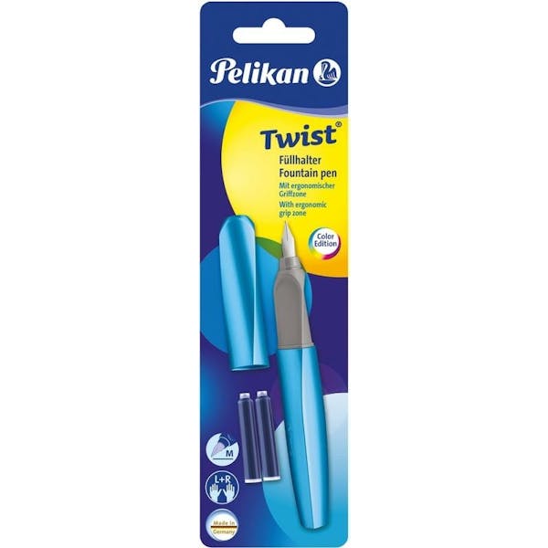 Vulpen Twist Blauw/Lichtblauw Pelikan