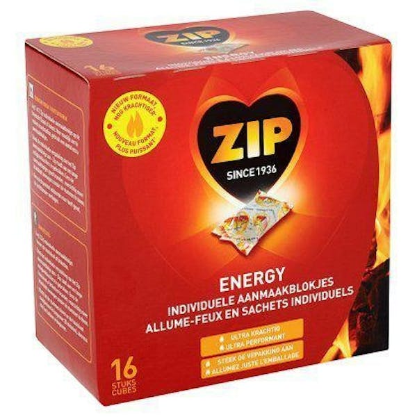 Aanmaakblokjes Zip Energy 16 St