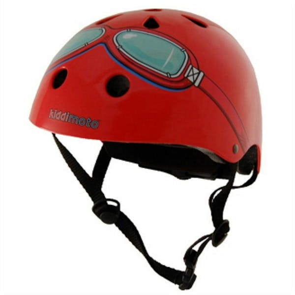 Kiddi Moto Helm Red Goggle Small