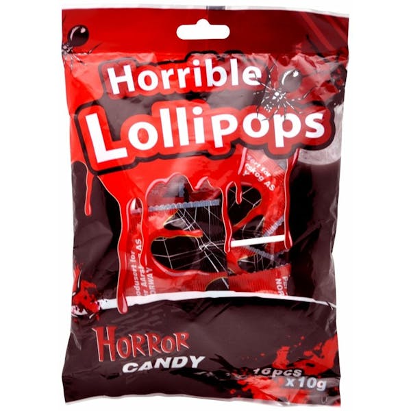 Halloweensnoep Horrible Lollipops