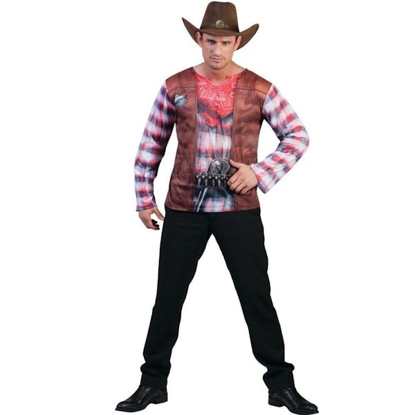 T-Shirt Cowboy 3D Maat 54