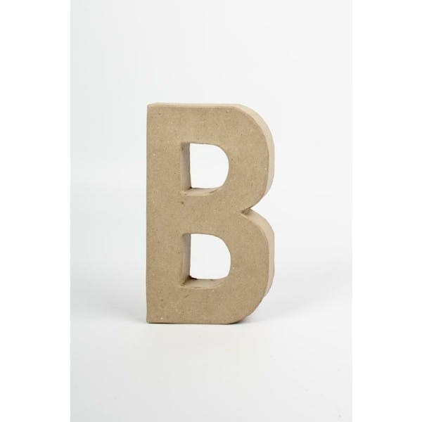 Letter B Papier-Mache 20,5Cm