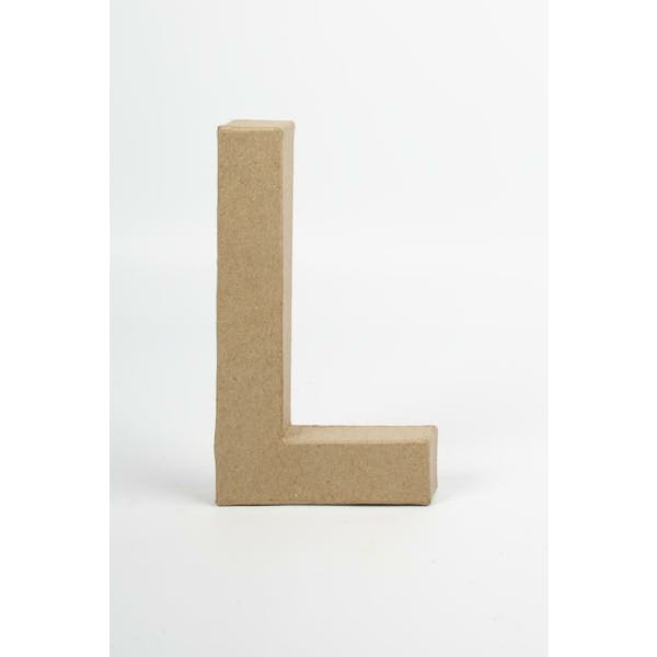Letter L Papier-Mache 20,5Cm