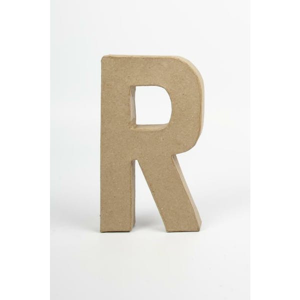 Letter R Papier-Mache 20,5Cm