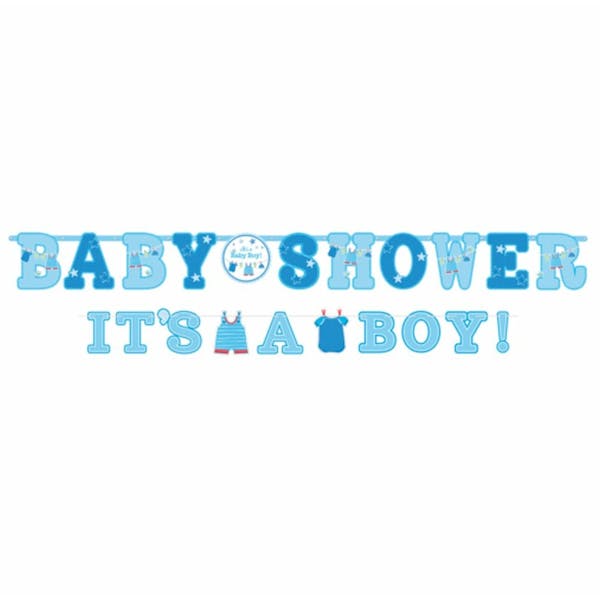 Letter Banner Babyshower - Boy