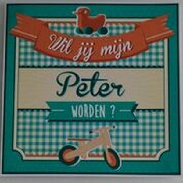 Sticker Wil Jij Mijn Peter Worden?