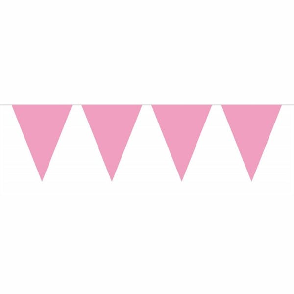 Vlaggenlijn Baby Roze - 10M