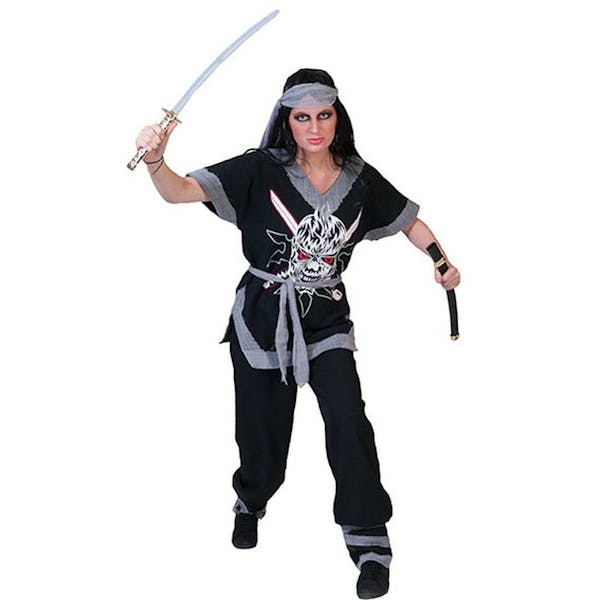 Ninja Kostuum Zwart Volwassenen Vrouw - Maat 40-42