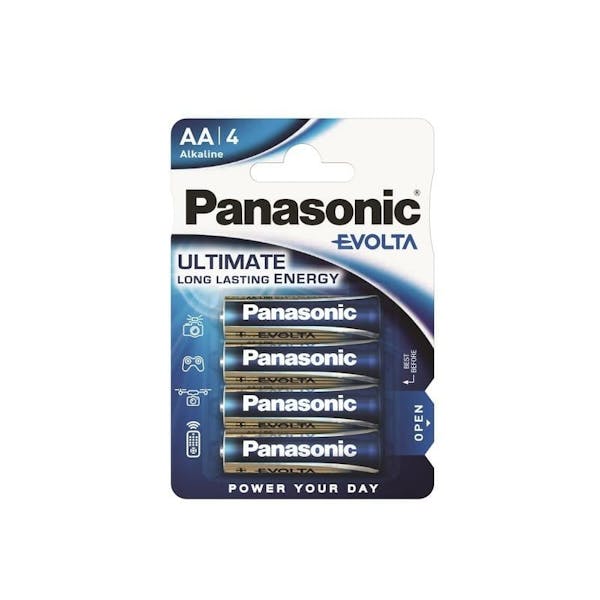 Panasonic Evolta AA LR03 batterijen - 4 stuks