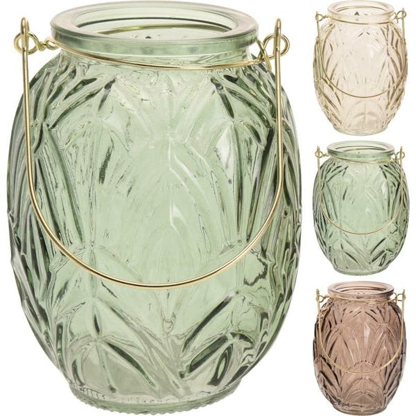 Lantaarn In Glas In Transparante Kleuren