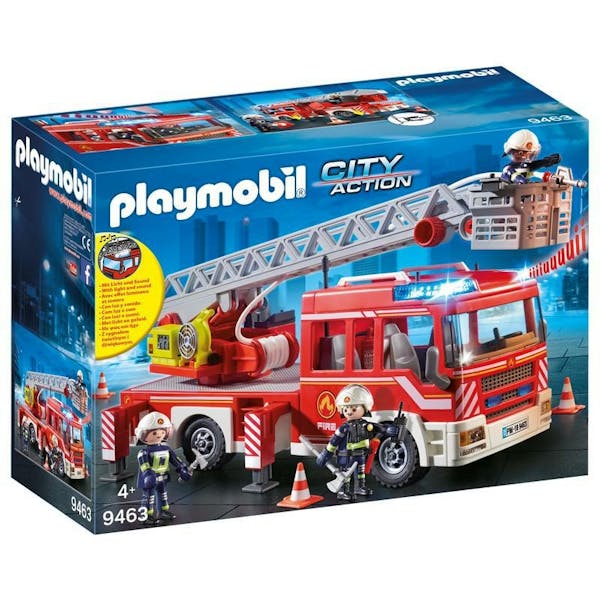 PLAYMOBIL City Action Brandweer Ladderwagen - 9463