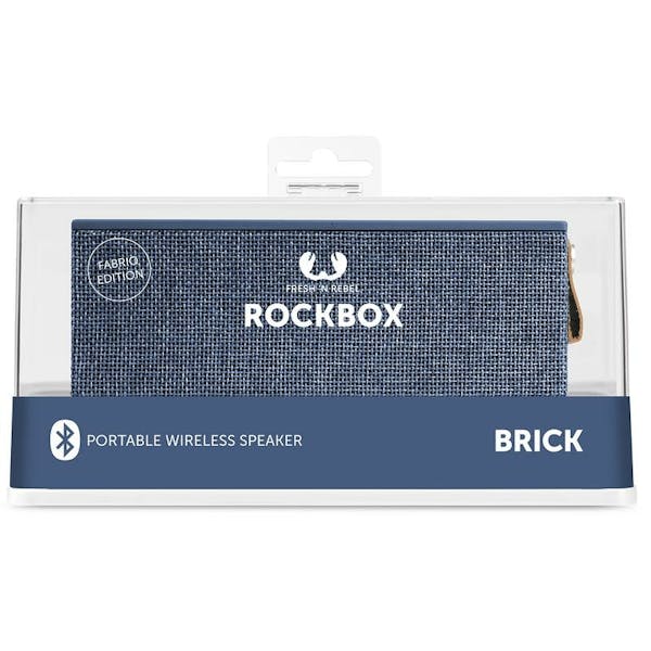 Fresh 'n Rebel Rockbox Brick Fabriq Edition Bluetooth Speaker Indigo