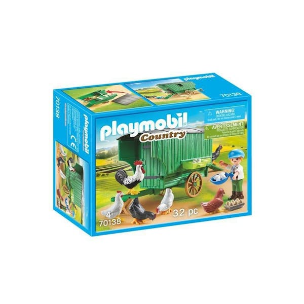 Playmobil 70138 Kind Met Kippenhok