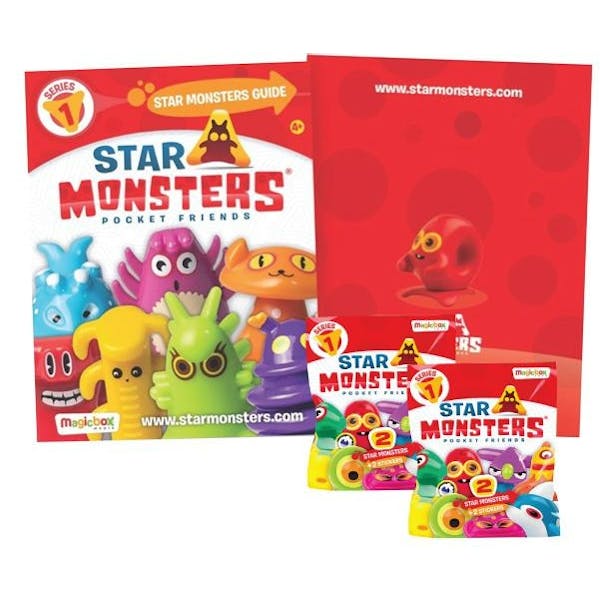 Star Monsters Starterspack (1Boek&2 Stickers)