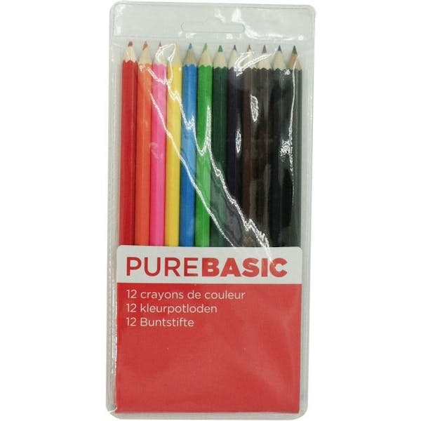 12 crayons de couleur purebasic