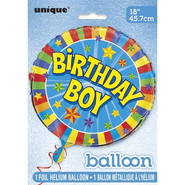 Folieballon "Birthday Boy" 45Cm