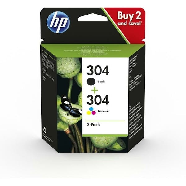 HP 304 Pack Black + Tri-colour (2-pack)