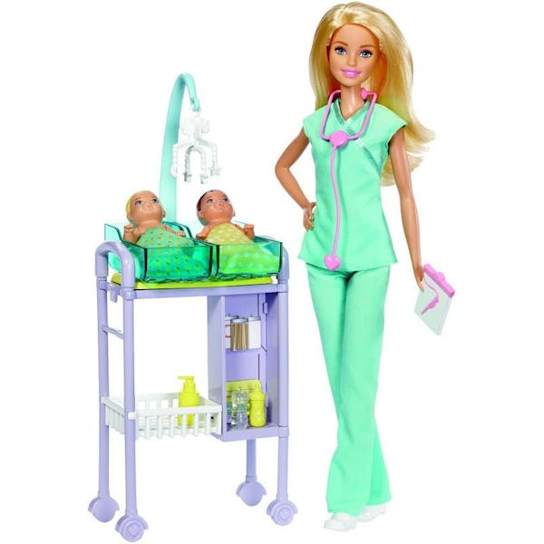 Barbie Dokter Speelset Met Baby's