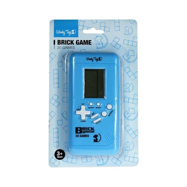 Wonkey Toys Brick Game - 20 Levels Blauw