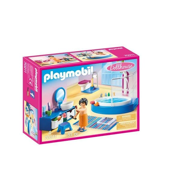 Playmobil 70211 Dollhouse Badkamer Met Ligbad