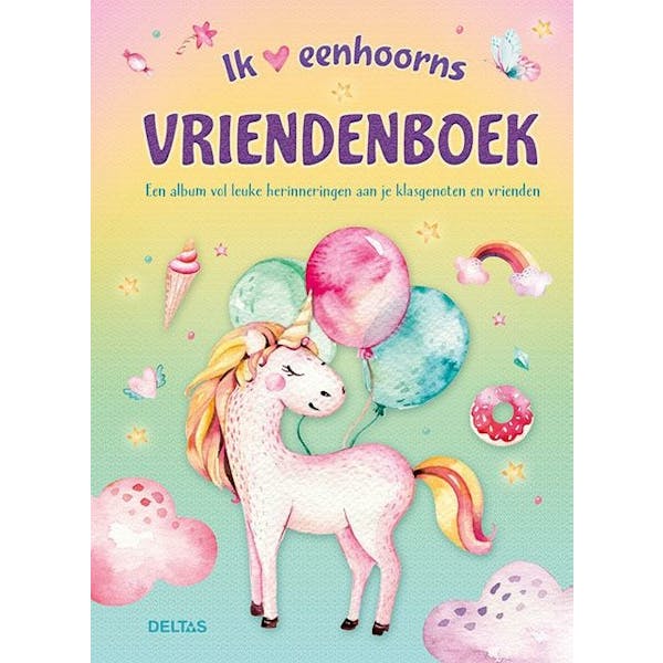 Unicorn Vriendenboek Album Vol Leuke Herinneringen