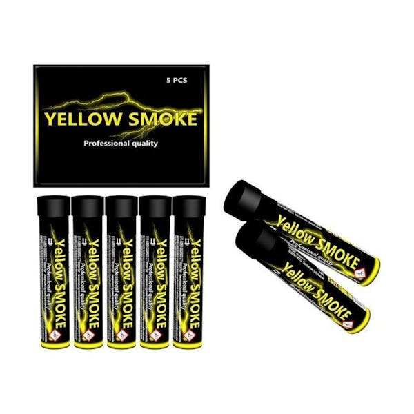Yellow Smoke Tube /5St