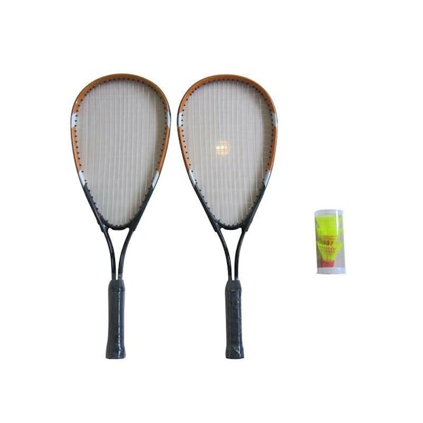 X-Scape Badminton Set Met 2 Rackets En 3 Shuttles