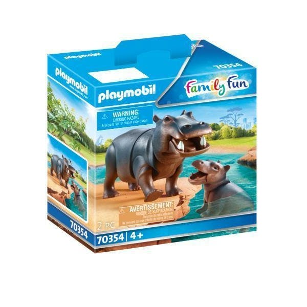 Playmobil 70354 City Life Nijlpaard Met Baby