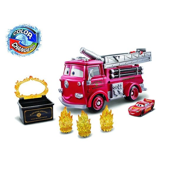 Cars Color Change Red Playset - Fall