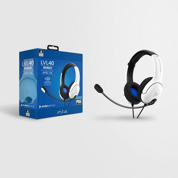 PS5 Offical Wired Headset LVL40 White