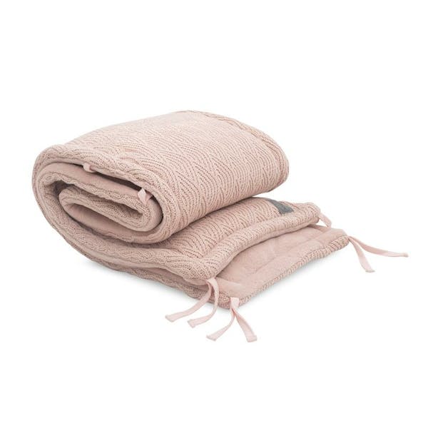 Bed/Boxomrander River Knit Pale Pink 35X180Cm