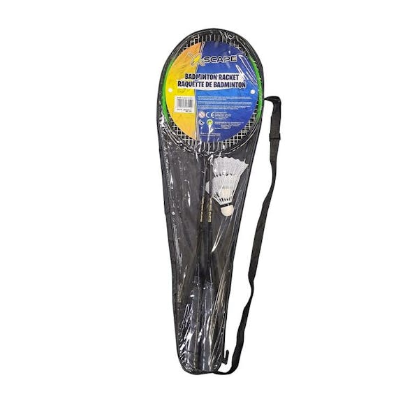 X-Scape Badminton Racket 2 Stuks Met Pluimpje