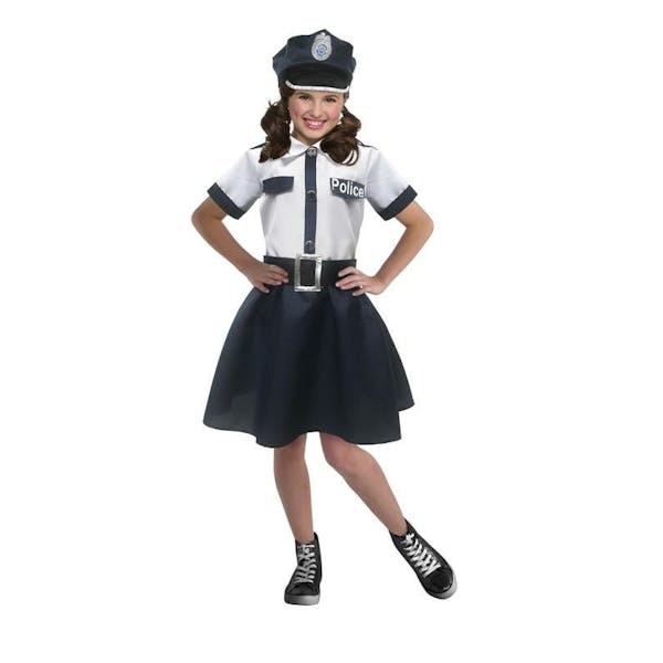 Showtime Kostuum Politie Amy Met Riem Maat 140