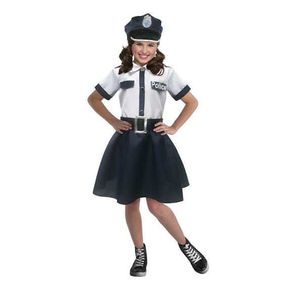 Showtime Kostuum Politie Amy Met Riem Maat 152