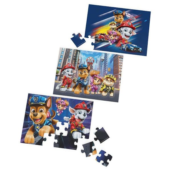 Puzzel PAW Patrol - The Movie Hout 3 Pack