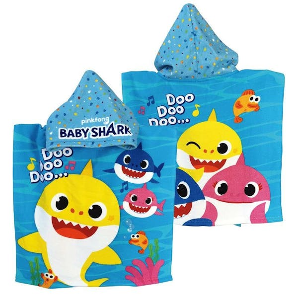 Baby Shark Micro Poncho 55X110