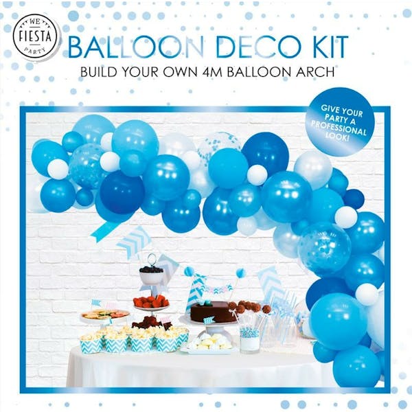 Ballonnenboog Deco Kit Blauw
