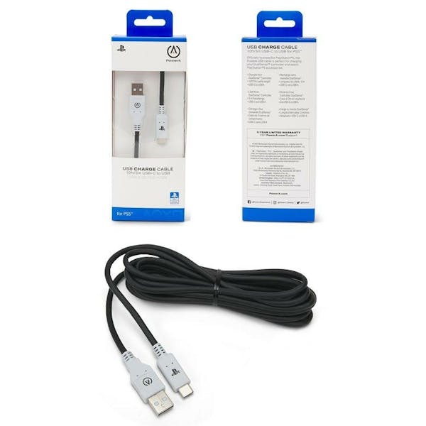 PS5 Official Power A Usb C Charge Cable 3M