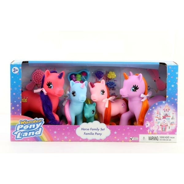 Pony Land - Unicorn family set