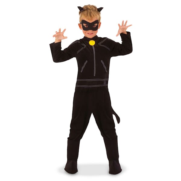 Miraculous Kostuum Zwarte Kat L 7-8 Jaar